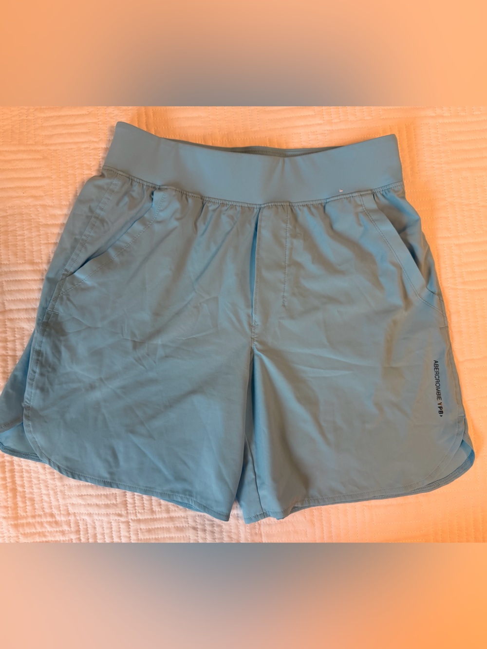 YPB Abercrombie Kids Light Blue Active Boys Shorts